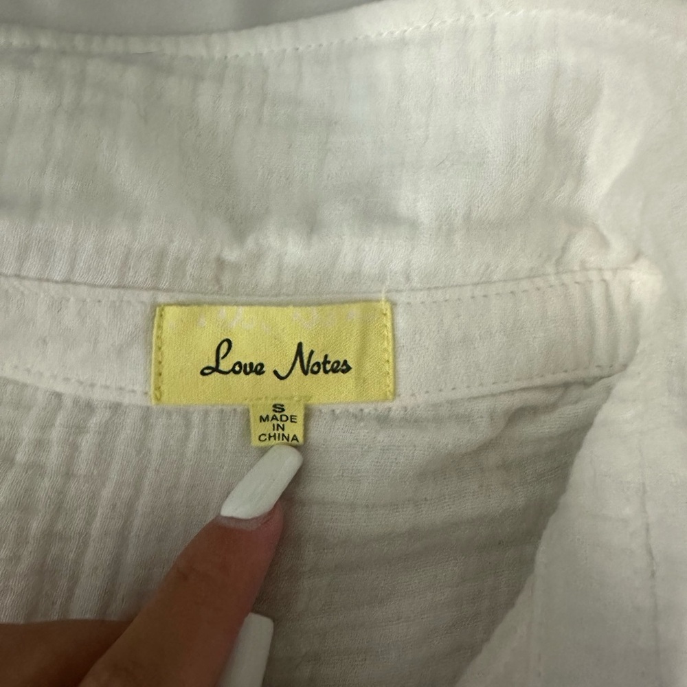 live notes button up - Picture 2 of 2